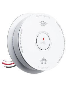 Detector de Humo y Monóxido SITERWELL con Batería 10 Años
