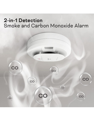 Detector de Humo y Monóxido Kidde + 2 Extintores 1.13 kg