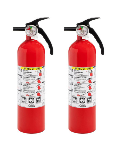 Detector de Humo y Monóxido Kidde + 2 Extintores 1.13 kg