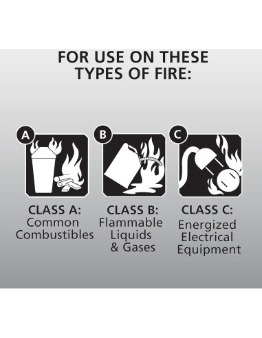 Detector de Humo y Monóxido Kidde + 2 Extintores 1.13 kg