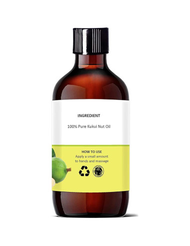 Aceite de Nuez de Kukui Oslove 118 ml - Hidratante Piel y Cabello