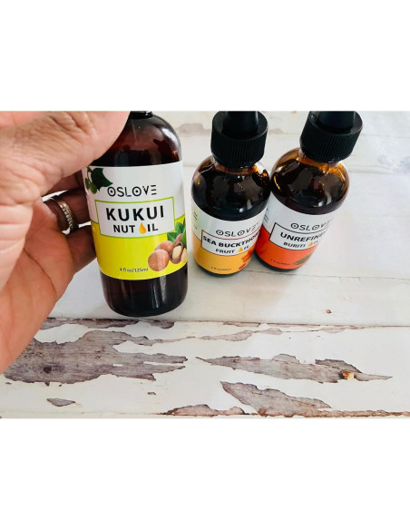 Aceite de Nuez de Kukui Oslove 118 ml - Hidratante Piel y Cabello