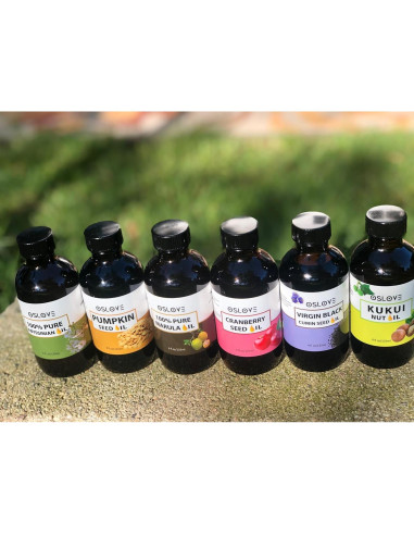 Aceite de Nuez de Kukui Oslove 118 ml - Hidratante Piel y Cabello