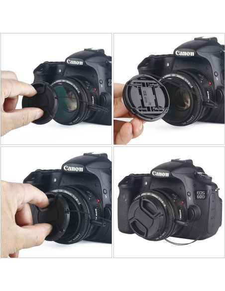 Tapa de Lente 55mm Waka para Nikon D3500 D3400 D5600