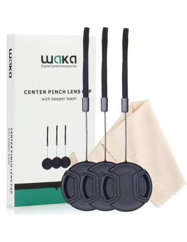 Tapa de Lente 55mm Waka para Nikon D3500 D3400 D5600