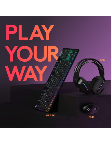 Logitech G305 Ratón Gaming Inalámbrico 12K DPI Negro