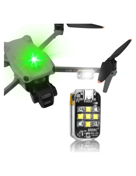 Luz Estroboscópica BRDRC para Drones - Recargable y Brillante
