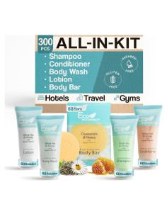 Set de Artículos de Tocador Eco Botanics 300 Piezas 24g