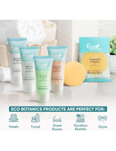 Set de Artículos de Tocador Eco Botanics 300 Piezas 24g 2
