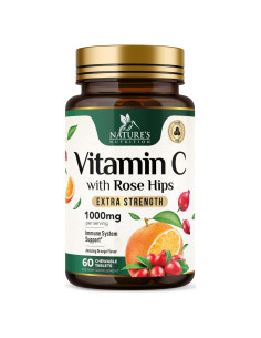 Vitamina C Masticable 1000mg Nature's Nutrition - 60 Tabletas