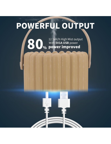 Difusor de Aceite Esencial VICTORIA AROMA 100ML Cerámica Beige