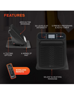 Masajeador de pies LifePro VibraCare con calor y 30 niveles 2