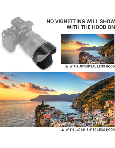Parasol JJC LH-SH152 para lente Sony FE 24-105mm F4 G OSS