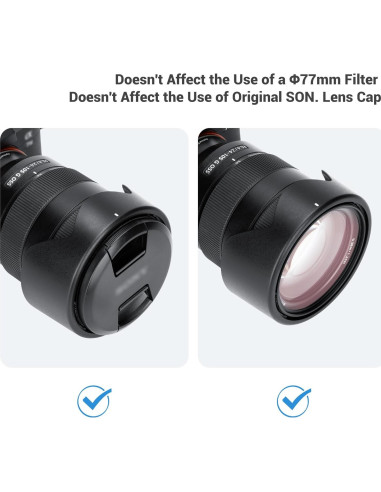 Parasol JJC LH-SH152 para lente Sony FE 24-105mm F4 G OSS