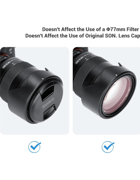 Parasol JJC LH-SH152 para lente Sony FE 24-105mm F4 G OSS