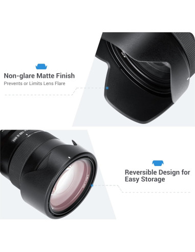 Parasol JJC LH-SH152 para lente Sony FE 24-105mm F4 G OSS