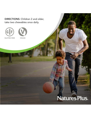 Multivitamina Masticable para Niños Natures Plus 90 Tabletas