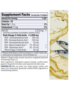 Omega-3 Esencial Máximo Andrew Lessman 30 Gelatinas Menta 2