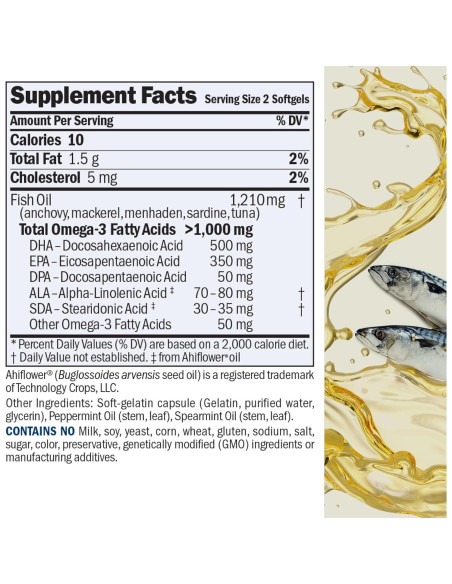 Omega-3 Esencial Máximo Andrew Lessman 30 Gelatinas Menta