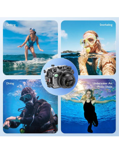 Carcasa Submarina Sea Frogs para Sony A6700 IPX8 40m 2