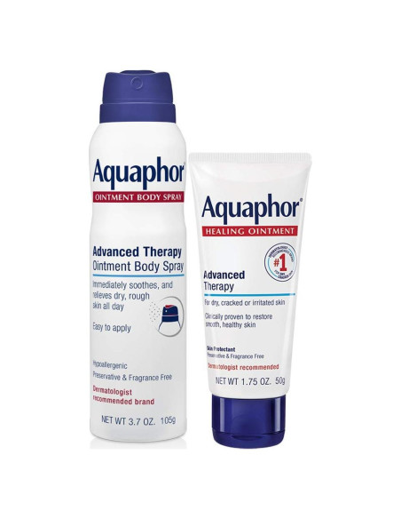 Conjunto Aquaphor Cuidado Piel Secas 49.6g + 104.9g Spray Conjunto Aquaphor Cuidado Piel Secas 49.6g + 104.9g Spray