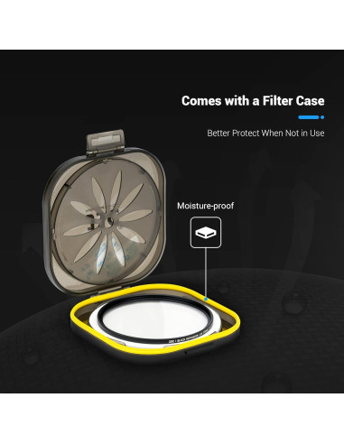 Filtro de Difusión Negra JJC 49mm 1/2 para Fotografía y Video