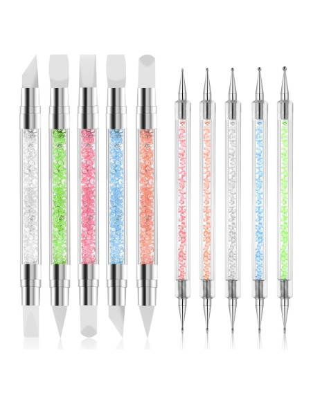 Set de 10 Lápices de Gel para Arte de Uñas Sliverdew