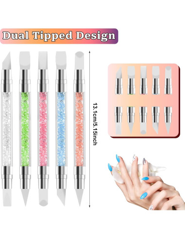 Set de 10 Lápices de Gel para Arte de Uñas Sliverdew