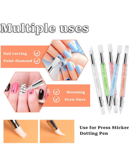 Set de 10 Lápices de Gel para Arte de Uñas Sliverdew