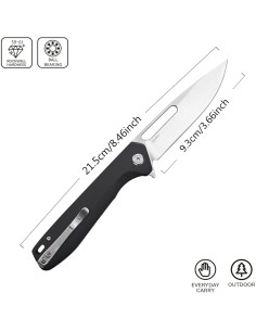 Cuchillo Plegable Sitivien ST801 Acero 8Cr18Mov Mango G10 2