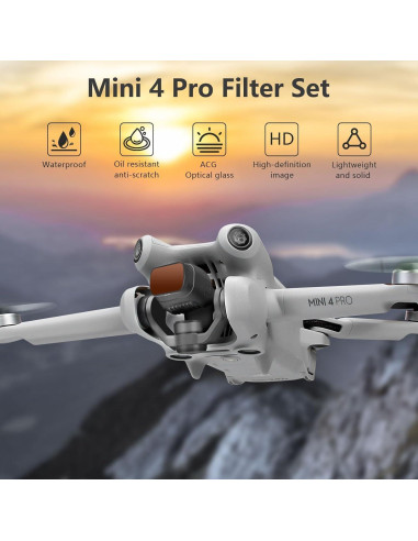 Accesorios FPVtosky Mini 4 Pro 7 en 1 con Estuche y Filtros