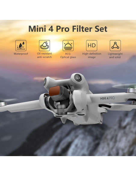 Accesorios FPVtosky Mini 4 Pro 7 en 1 con Estuche y Filtros