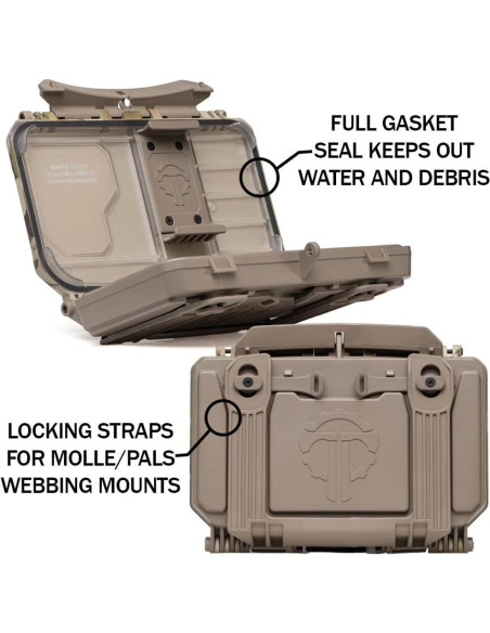 Estuche Thyrm DarkVault Comms 2.0 para Smartphone Negro Grande