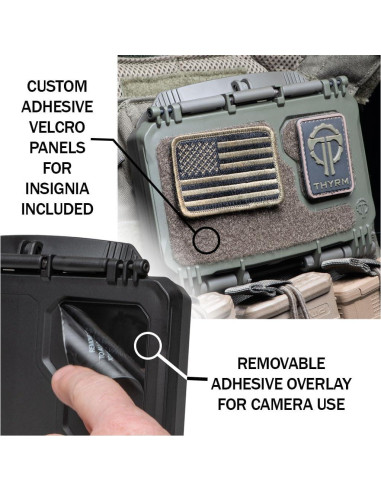 Estuche Thyrm DarkVault Comms 2.0 para Smartphone Negro Grande