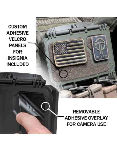 Estuche Thyrm DarkVault Comms 2.0 para Smartphone Negro Grande