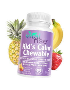 Chicles Calmantes para Niños Vital Rise - 30 Unidades, Sin Azúcar