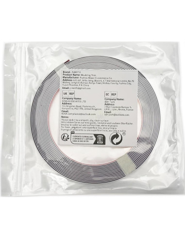 Moldura Autoadhesiva Flexible 20ft Oro Mate JSIWOTH
