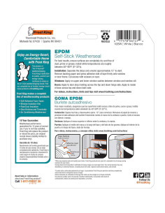 Cinta de sellado autoadhesiva EPDM Frost King 5.18 m blanca 2