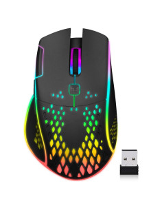 Ratón Gaming Inalámbrico VEGCOO C30 Silencioso LED