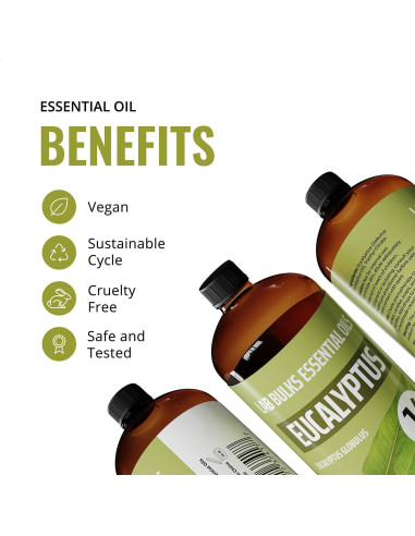 Aceite Esencial de Eucalipto Lab Bulks 473 ml para Difusor