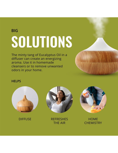 Aceite Esencial de Eucalipto Lab Bulks 473 ml para Difusor