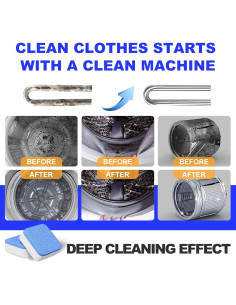 Limpiador de Lavadora GCW - Tabletas Desincrustantes 48 Unidades 2