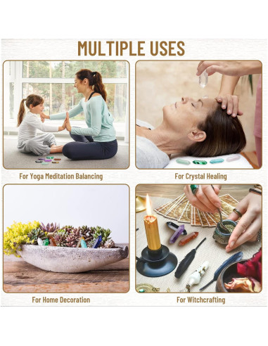 Conjunto de 17 Piezas de Cristales Sanadores Modacraft