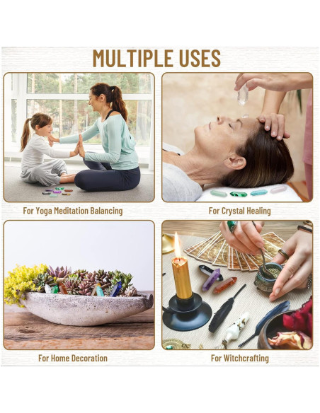 Conjunto de 17 Piezas de Cristales Sanadores Modacraft