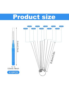 Juego de 20 Piezas Herramienta de Limpieza de Ducha NQEUEPN 2