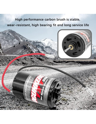 Motor RC 550 OGUNKE 12T para Traxxas Slash y más