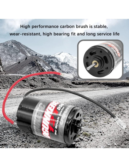 Motor RC 550 OGUNKE 12T para Traxxas Slash y más