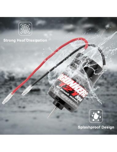 Motor RC 550 OGUNKE 12T para Traxxas Slash y más