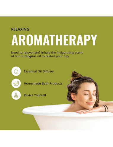 Aceite Esencial de Eucalipto Lab Bulks 473 ml para Difusor