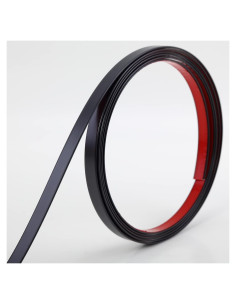 Moldura Autoadhesiva Trimold Negra Mate 5m x 6.6cm Flexible